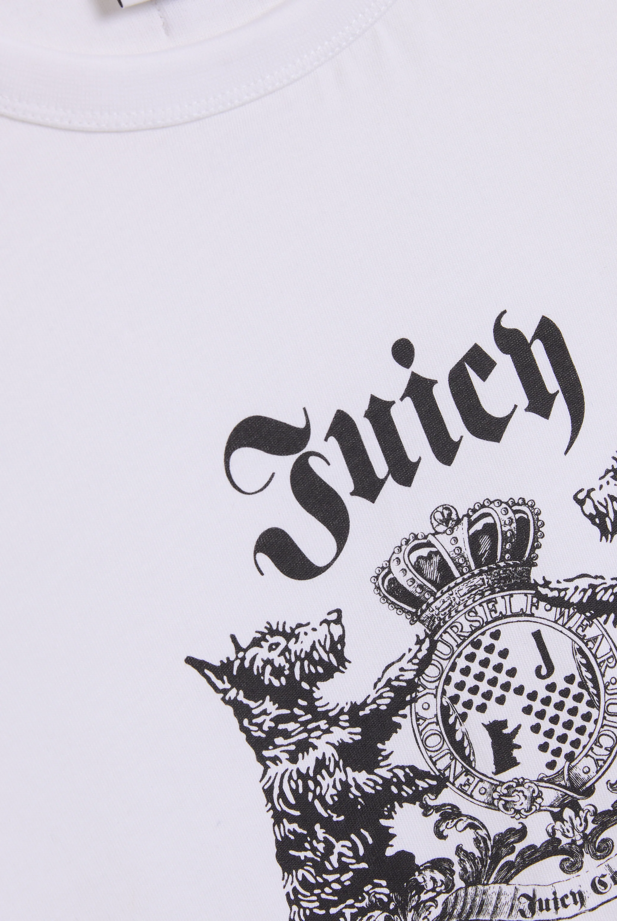 WHITE DOG CREST GRAPHIC TEE - Image 5