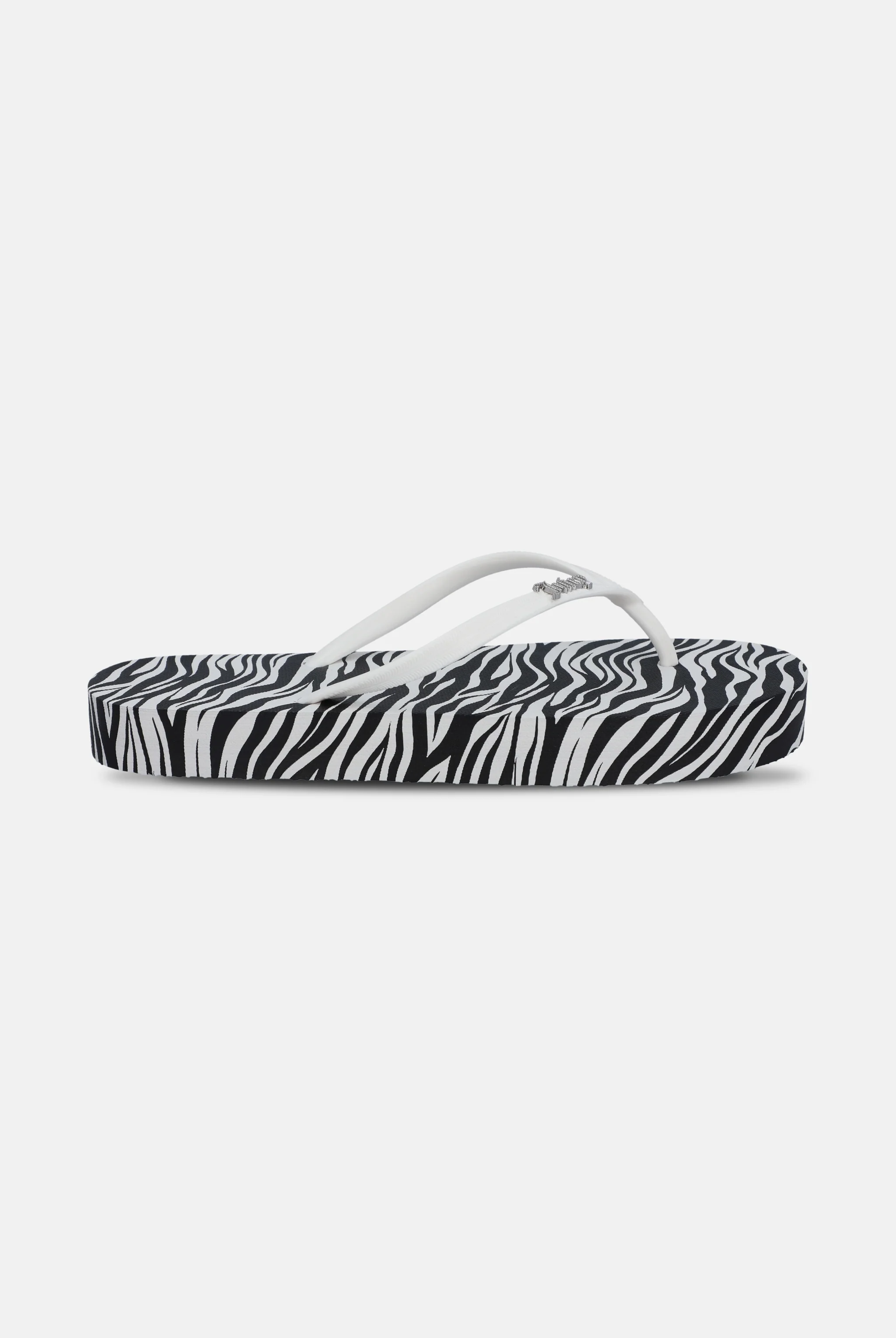 BLACK & WHITE ZEBRA PLATFORM FLIP FLOP - Image 3