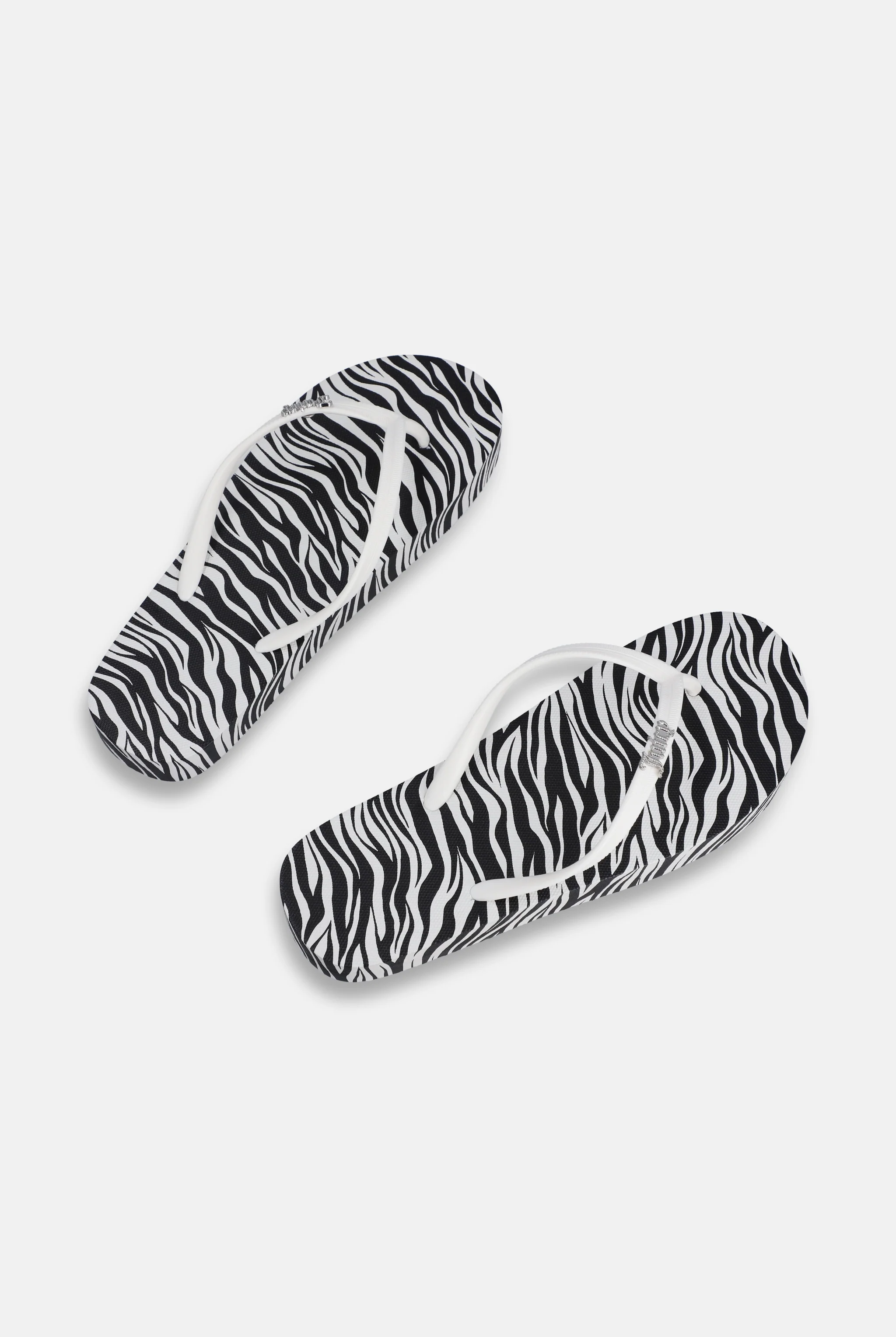BLACK & WHITE ZEBRA PLATFORM FLIP FLOP - Image 6